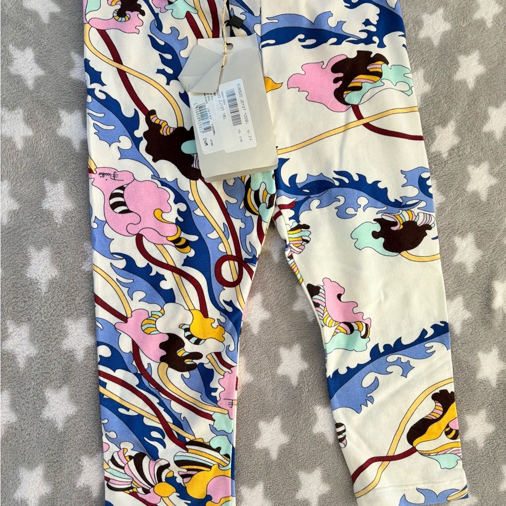 Emilio Pucci Multicolor Kids Leggings